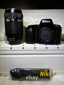 Near MINT? Nikon F70 35mm Film Camera AF Nikkor 70-210mm F/4-5.6 Lens JAPAN