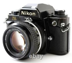 Near MINT- Nikon FA SLR 35mm Film Camera Black Ai 50mm F1.4 Lens From JAPAN