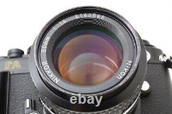 Near MINT- Nikon FA SLR 35mm Film Camera Black Ai 50mm F1.4 Lens From JAPAN