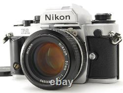 Near MINT Nikon FA Silver 35mm Body SLR Film Camera AI 50mm f/1.4 Lens JAPAN