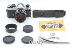 Near MINT Nikon FE 35mm Silver Film Camera Ai NIKKOR 50mm F1.4 Lens From JAPAN