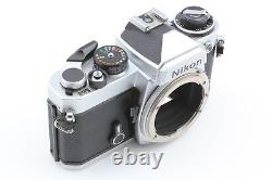 Near MINT Nikon FE 35mm Silver Film Camera Ai NIKKOR 50mm F1.4 Lens From JAPAN