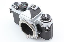 Near MINT Nikon FE 35mm Silver Film Camera Ai NIKKOR 50mm F1.4 Lens From JAPAN