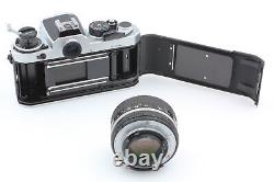Near MINT Nikon FE 35mm Silver Film Camera Ai NIKKOR 50mm F1.4 Lens From JAPAN