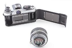 Near MINT Nikon FE 35mm Silver Film Camera Ai NIKKOR 50mm F1.4 Lens From JAPAN