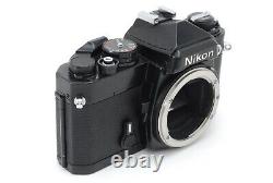 Near MINT Nikon FE Black 35mm SLR Film Camera Nikkor Ai 50mm f/1.8 Lens JAPAN