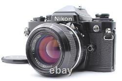 Near MINT Nikon FE Black 35mm SLR Film Camera Non Ai 50mm F/1.4 MF Lens JAPAN