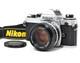 Near MINT Nikon FE SLR 35mm Film Camera New Nikkor 50mm f/1.4 Lens From JAPAN