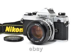 Near MINT Nikon FE SLR 35mm Film Camera New Nikkor 50mm f/1.4 Lens From JAPAN