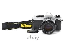 Near MINT Nikon FE SLR 35mm Film Camera New Nikkor 50mm f/1.4 Lens From JAPAN