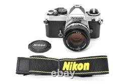 Near MINT Nikon FE SLR 35mm Film Camera New Nikkor 50mm f/1.4 Lens From JAPAN