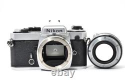 Near MINT Nikon FE SLR 35mm Film Camera New Nikkor 50mm f/1.4 Lens From JAPAN
