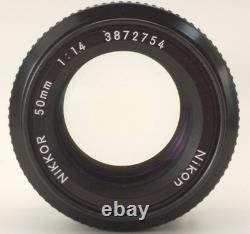 Near MINT Nikon FE SLR 35mm Film Camera New Nikkor 50mm f/1.4 Lens From JAPAN