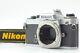 Near MINT Nikon FE Silver non lens 35mm SLR Film Camera Body From JAPAN JP