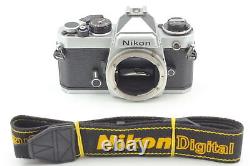 Near MINT Nikon FE Silver non lens 35mm SLR Film Camera Body From JAPAN JP