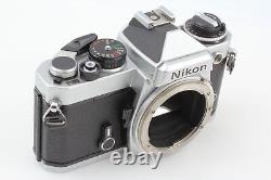 Near MINT Nikon FE Silver non lens 35mm SLR Film Camera Body From JAPAN JP