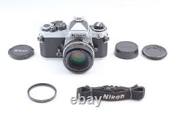 Near MINT Nikon FE Silver with Ai Nikkor 50mm f/1.4 Lens Film Camera From JAPAN