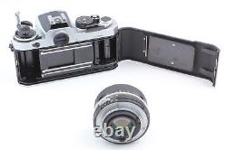 Near MINT Nikon FE Silver with Ai Nikkor 50mm f/1.4 Lens Film Camera From JAPAN