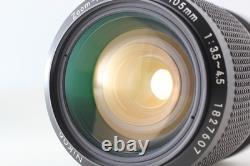 Near MINT Nikon FM Silver 35mm SLR Film Camera Ai-s 35-105mm Lens From JAPAN