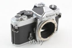 Near MINT Nikon FM Silver 35mm SLR Film Camera Ai-s 35-105mm Lens From JAPAN