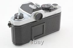 Near MINT Nikon FM Silver 35mm SLR Film Camera Ai-s 35-105mm Lens From JAPAN