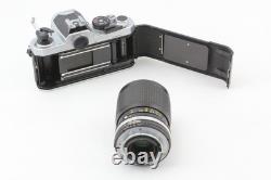 Near MINT Nikon FM Silver 35mm SLR Film Camera Ai-s 35-105mm Lens From JAPAN