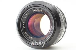 Near MINT Nikon FM Silver 35mm SLR Film Camera Non Ai 50mm F1.4 From JAPAN