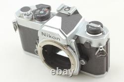 Near MINT Nikon FM Silver 35mm SLR Film Camera Non Ai 50mm F1.4 From JAPAN