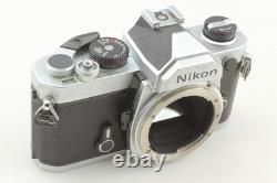 Near MINT Nikon FM Silver 35mm SLR Film Camera Non Ai 50mm F1.4 From JAPAN