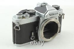 Near MINT Nikon FM Silver SLR 35mm Film Camera Ai 50mm f/1.4 Lens From JAPAN