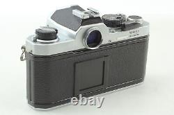 Near MINT Nikon FM Silver SLR 35mm Film Camera Ai 50mm f/1.4 Lens From JAPAN