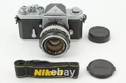 Near MINT Nikon F Eye Level 35mm SLR Film Camera S 50mm F/1.4 lens From JAPAN