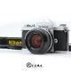 Near MINT Nikon F Silver Eye Level 35mm film camera 50mm f1.4 Lens From JAPAN