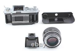 Near MINT Nikon F Silver Eye Level 35mm film camera 50mm f1.4 Lens From JAPAN