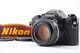 Near MINT Nikon New FM2 FM2N Black 35mm SLR Film Camera 50mm F1.4 Lens JAPAN