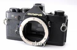 Near MINT OLYMPUS OM-1 35mm Film Camera G. Zuiko Auto-W 28mm F/3.5 Lens JAPAN