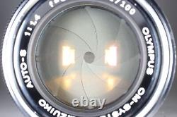 Near MINT OLYMPUS OM-1 Black Body Film Camera SLR Zuiko 50mm f/1.4 Lens JAPAN