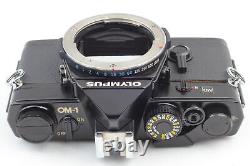 Near MINT OLYMPUS OM-1 Black Body Film Camera SLR Zuiko 50mm f/1.4 Lens JAPAN