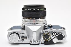 Near MINT? OLYMPUS OM-1 SLR Film Camera + G. Zuiko Auto-S 50mm f1.4 Lens Japan