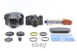 Near MINT+++ Olympus OM-10 Film Camera Black Body Zuiko 50mm f1.8 Lens JAPAN