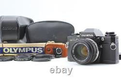 Near MINT+++ Olympus OM-10 Film Camera Black Body Zuiko 50mm f1.8 Lens JAPAN
