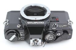 Near MINT+++ Olympus OM-10 Film Camera Black Body Zuiko 50mm f1.8 Lens JAPAN
