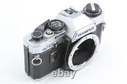 Near MINT Olympus OM-10 Silver SLR 35mm Film Camera 50mm f1.4 Lens From JAPAN