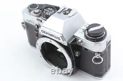 Near MINT Olympus OM-10 Silver SLR 35mm Film Camera 50mm f1.4 Lens From JAPAN