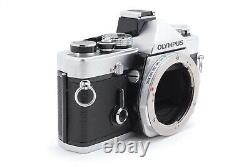 Near MINT Olympus OM-1N SLR Film Camera Zuiko Auto-S 50mm F1.8 Lens From JAPAN