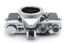 Near MINT Olympus OM-1N SLR Film Camera Zuiko Auto-S 50mm F1.8 Lens From JAPAN