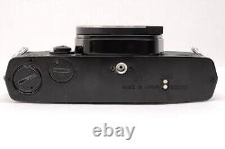 Near MINT Olympus OM-1 Black 35mm Film Camera F. Zuiko 50mm F/1.4 From Japan