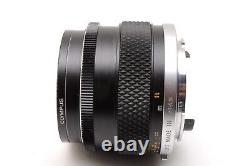 Near MINT Olympus OM-1 Black 35mm Film Camera F. Zuiko 50mm F/1.4 From Japan