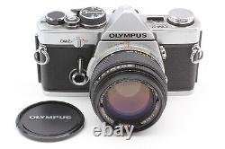 Near MINT Olympus OM-2N Silver SLR film camera + G. Zuiko 50mm f1.4 lens JAPAN