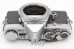 Near MINT Olympus OM-2N Silver SLR film camera + G. Zuiko 50mm f1.4 lens JAPAN